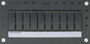 ABB installatiekast leeg hld11 10mod